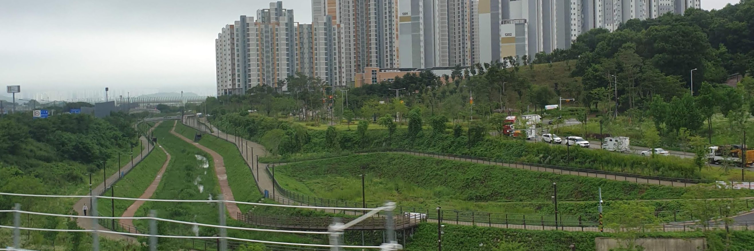 은행천물길공원 사진